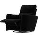 Avondale Ebony Swivel Glider Recliner with Pillows