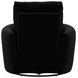 Avondale Ebony Swivel Glider Recliner with Pillows