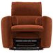 Avondale Nutmeg Swivel Glider Recliner with Pillows