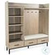 Golden Hearth Natural Bench Hall Tree