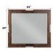 Andria Reclaimed Oak Rectangular Dresser Mirror