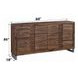 Andria Reclaimed Oak 6 Drawer Dresser