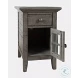 Rustic Shores Stone Chairside Table