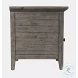 Rustic Shores Stone Chairside Table