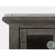 Rustic Shores Stone 4 Door Accent Cabinet