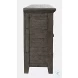 Rustic Shores Stone 6 Door Low Accent Cabinet