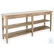 Whimora Natural Wide 71" Rectangular Console Table