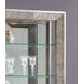 Platinum Side Entry Curio With Five Adjustable Shelves