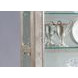 Platinum Side Entry Curio With Five Adjustable Shelves