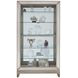 Platinum Side Entry Curio With Five Adjustable Shelves