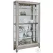 Platinum Side Entry Curio With Five Adjustable Shelves