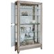 Platinum Side Entry Curio With Five Adjustable Shelves