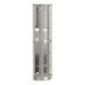 Platinum Glass Door Curio With Adjustable Shelves