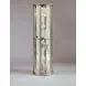 Platinum Glass Door Curio With Adjustable Shelves