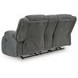 Free Wake Steel Leather 75" Power Reclining Loveseat with USB Charging