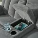 Free Wake Steel Leather 75" Power Reclining Loveseat with USB Charging
