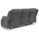 Free Wake Steel 85" Power Reclining Sofa with Drop Down Table and USB Charging