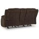 Free Wake Chocolate 75" Power Reclining Loveseat with USB Charging