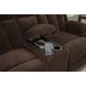 Free Wake Chocolate 75" Power Reclining Loveseat with USB Charging