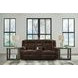 Free Wake Chocolate 75" Power Reclining Loveseat with USB Charging