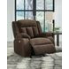 Free Wake Chocolate Rocker Power Recliner with USB Charging