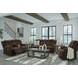 Free Wake Chocolate 75" Power Reclining Loveseat with USB Charging