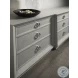 Signature Designs Gray Lacquered Linen Zeitgeist Drawer Hall Chest