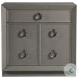 Signature Designs Gray Lacquered Linen Zeitgeist Door Hall Chest
