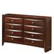 Ireland Espresso 8 Drawer Dresser