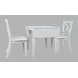 Eastern Tides Brushed White 3 Piece Dining Set