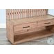 Cozy Luxe Natural Bench Hall Tree
