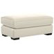 Alden Linen Upholstered Rectangular Ottoman
