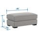 Alden Stone Upholstered Rectangular Ottoman