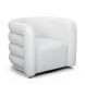Curves Cream Performance Fabric Upholstered Swivel Accent Chair