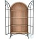 Hearthwood Haven Natural 2 Glass Door Display Cabinet