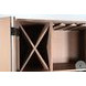 Maple Haze Natural Violet 4 Door Wine Bar Cabinet