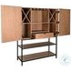 Maple Haze Natural Violet 4 Door Wine Bar Cabinet