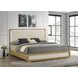 Hyland Natural King Upholstered Panel Bed