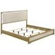 Hyland Natural King Upholstered Panel Bed