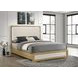 Hyland Natural Queen Upholstered Panel Bed