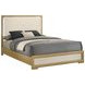 Hyland Natural Queen Upholstered Panel Bed