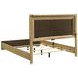 Hyland Natural Queen Upholstered Panel Bed