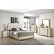 Hyland Natural Queen Upholstered Panel Bed