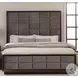 Durango Smoked Peppercorn Queen Upholstered Panel Bed