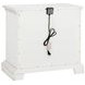 McKinney Vintage White 2 Drawer Nightstand with USB Charging