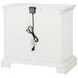 McKinney Vintage White 2 Drawer Nightstand with USB Charging