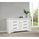 McKinney Vintage White 6 Drawer Dresser