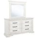 McKinney Vintage White Panel Bedroom Set
