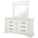 McKinney Vintage White Panel Bedroom Set