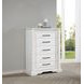 McKinney Vintage White 5 Drawer Chest